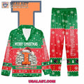 Illinois Fighting Illini Button Pajamas Set