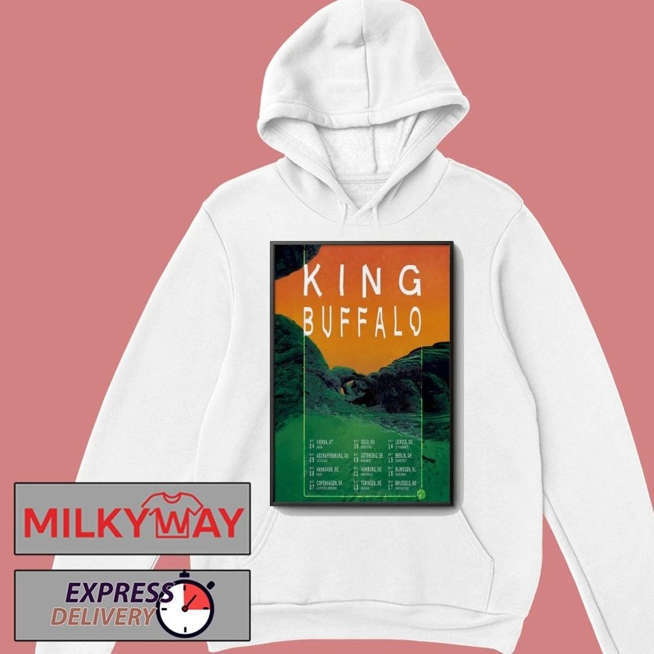 King Buffalo 2026 European Tour 2025 Poster shirt