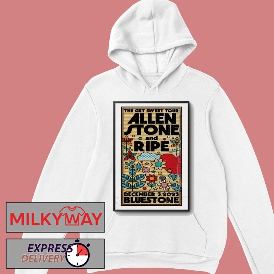 Allen Stone And Ripe The Bluestone in Columbus OH Dec 3 2025 Poster shirt