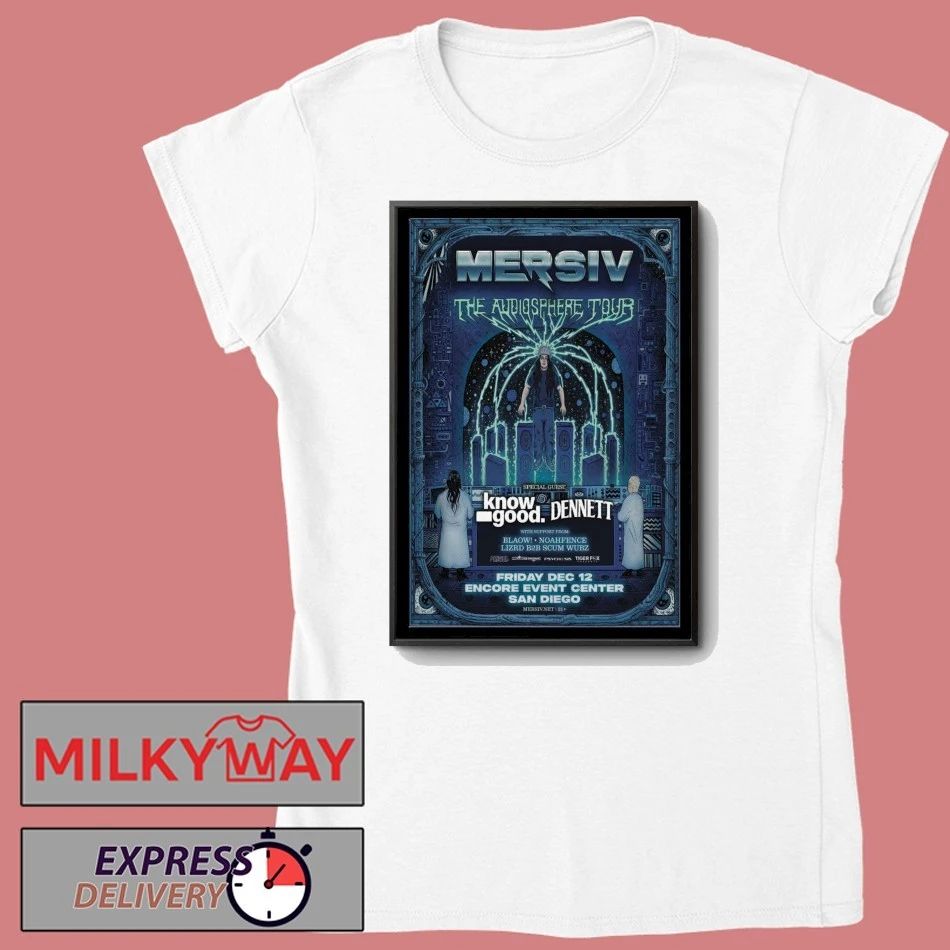 Mersiv Dec 12 2025 Poster San Diego shirt