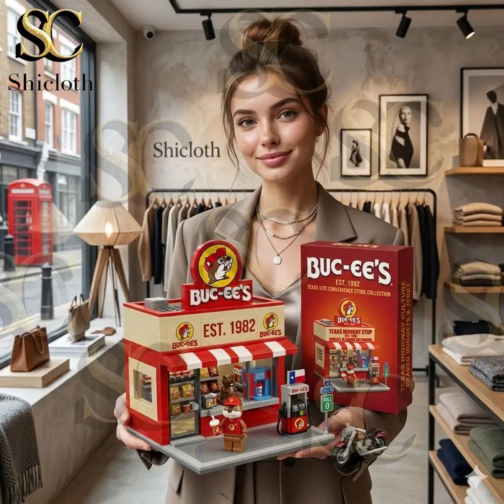 Texas Buc-ee’s Brick Store Building Set
