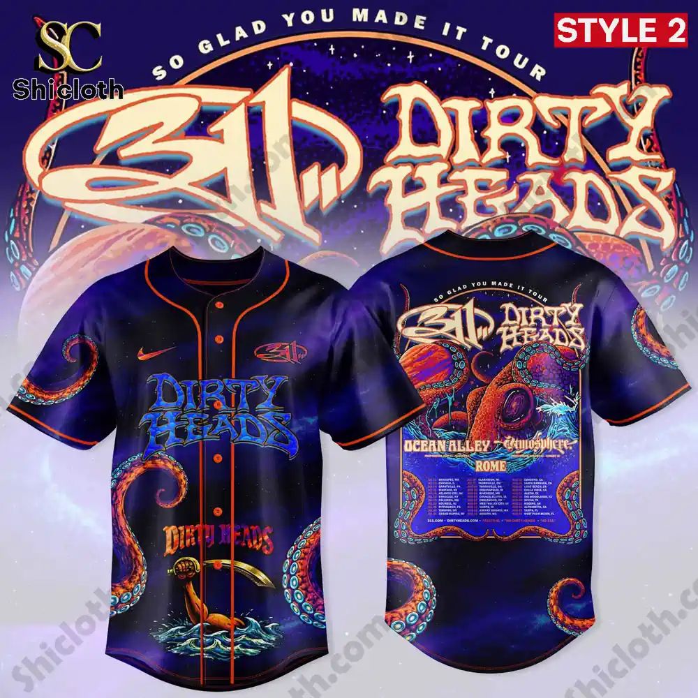 So Glad You Made It Tour 311 x Dirty Heads 2026 Jersey