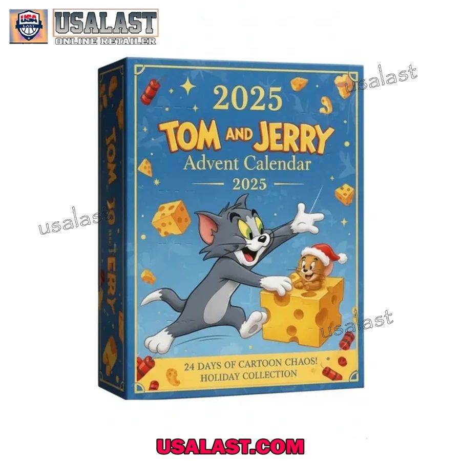 Tom And Jerry Cartoon Advent Calendar 2025 Gift Box