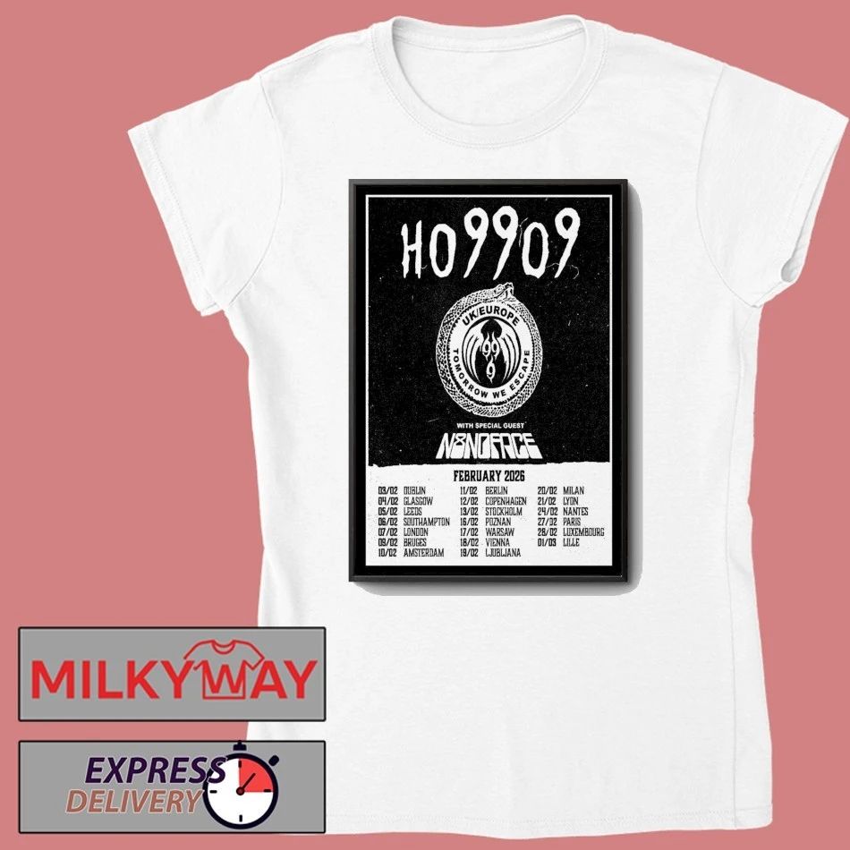 Horror UK Europe February 2026 Poster shirt