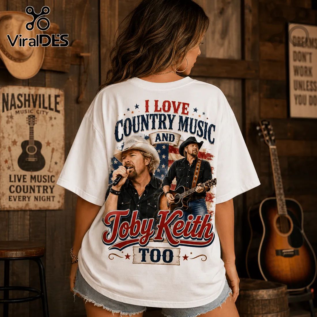 Toby Keith Vintage Country Music T-Shirt