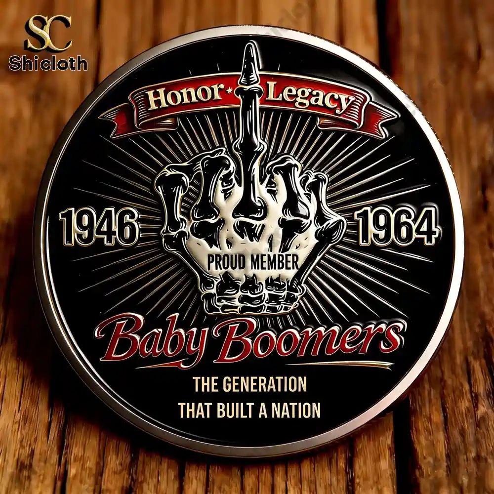 Baby Boomers The Generation That Built A Nation Honor Legacy Coin