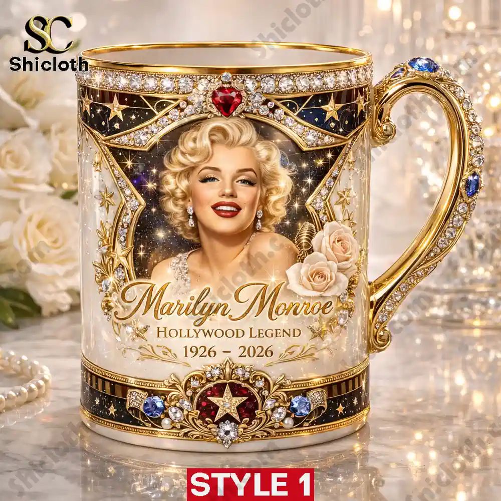 Marilyn Monroe Centennial Hollywood Legend Porcelain Mug