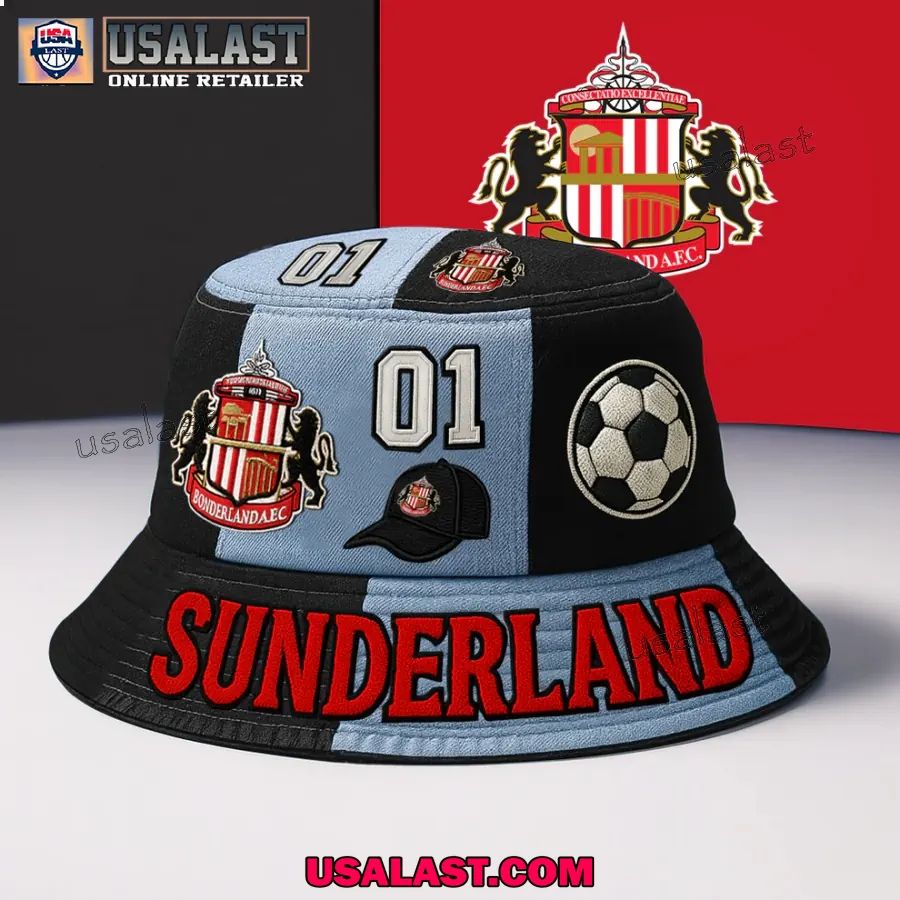 Personalized Sunderland AFC Premium Bucket Hat