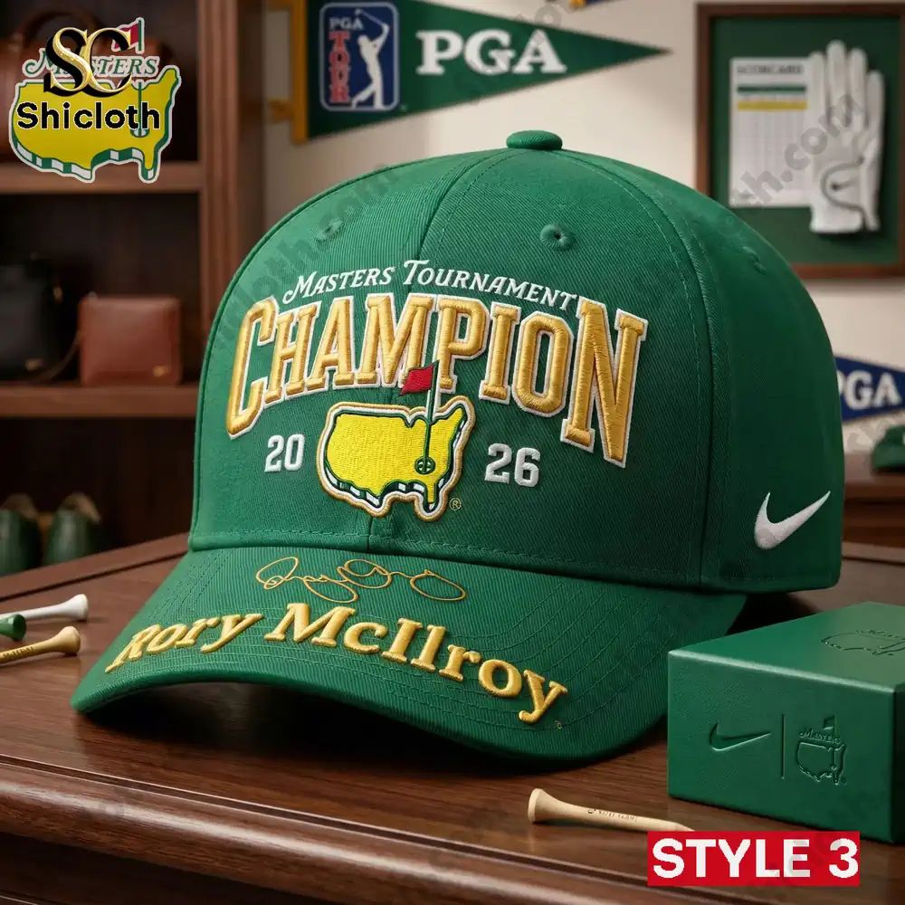 2026 The Masters In Augusta National Rory McIlroy Cap Hat
