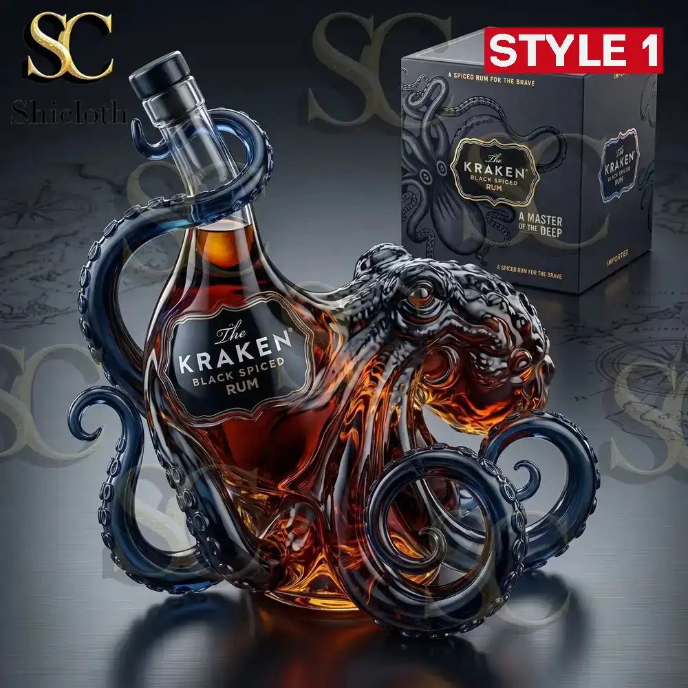 The Kraken Rum Edition 3D Octopus Bottle