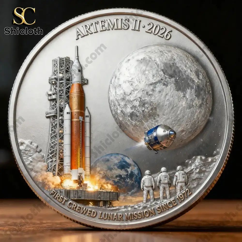 Artemis II Lunar Mission 2026 Commemorative Coin