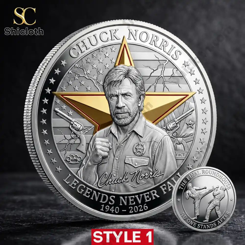 Chuck Norris “Legends Never Fade” Memorial Coin
