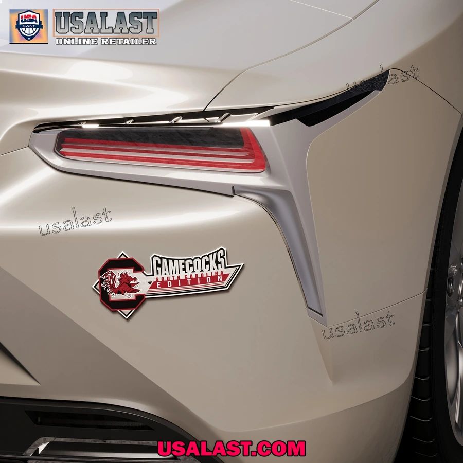 South Carolina Gamecocks Edition 3D Car Badge Sticker