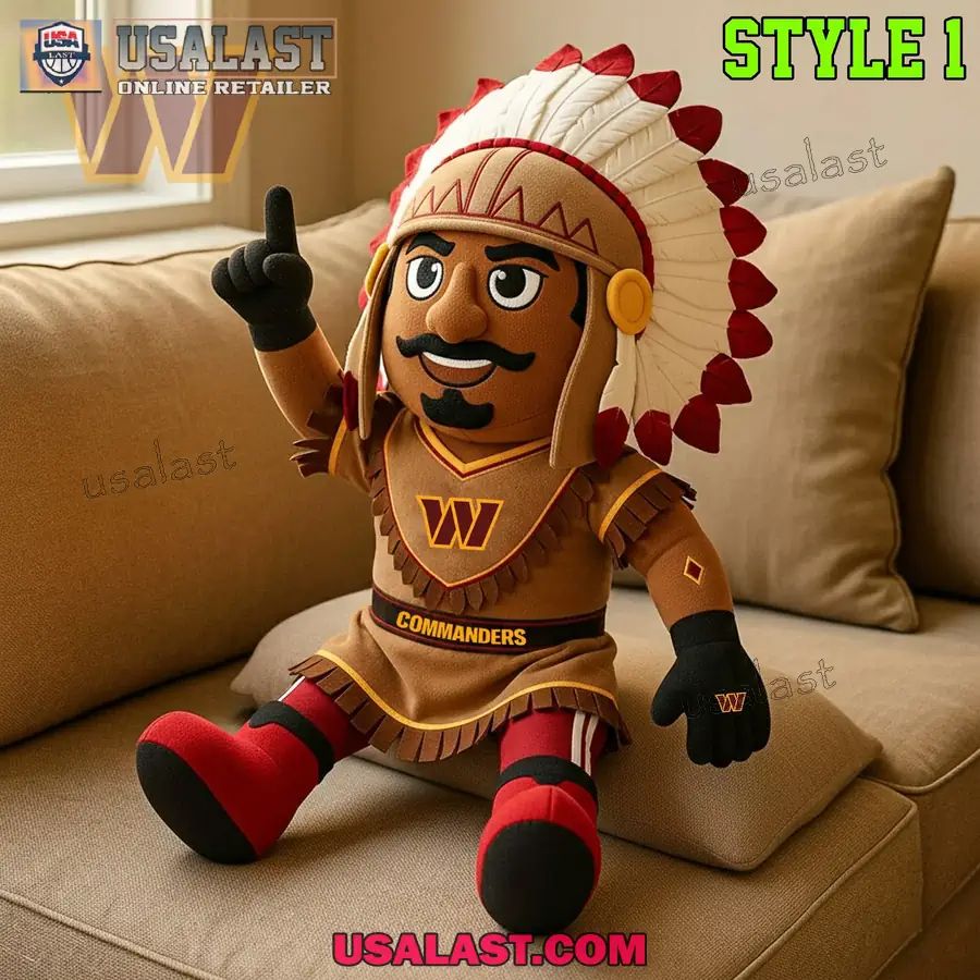 Washington Commanders Plush Shape Pillow