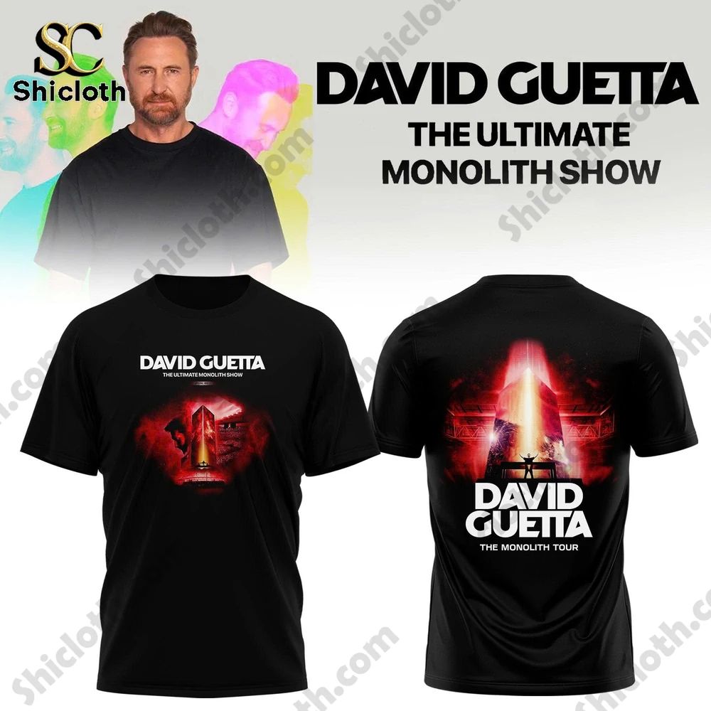 David Guetta The Monolith Tour 2026 Limited Hoodie