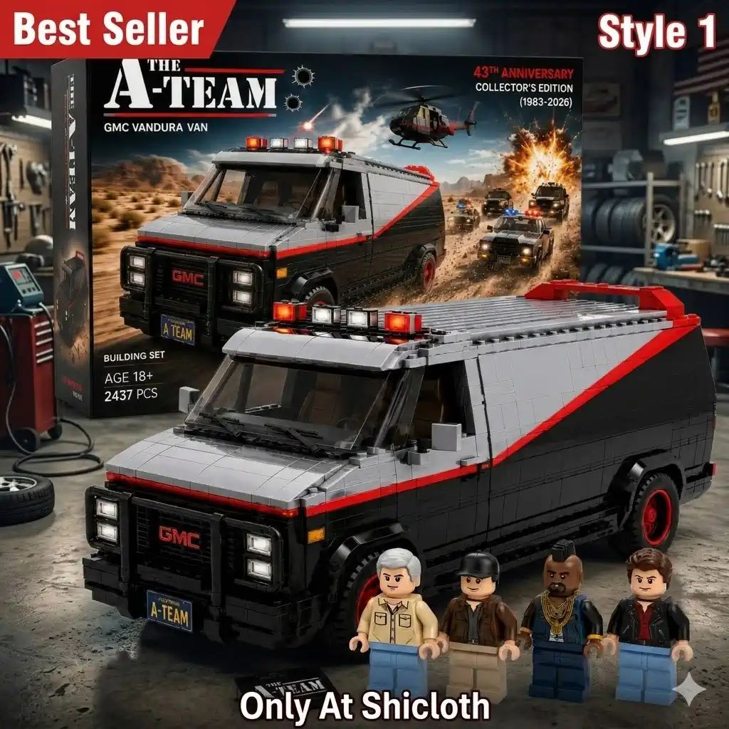 The A-Team 43rd Anniversary Collector Building Brick Set