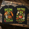 Rat Fink Bacardi Halloween Vintage Mascot T-Shirt