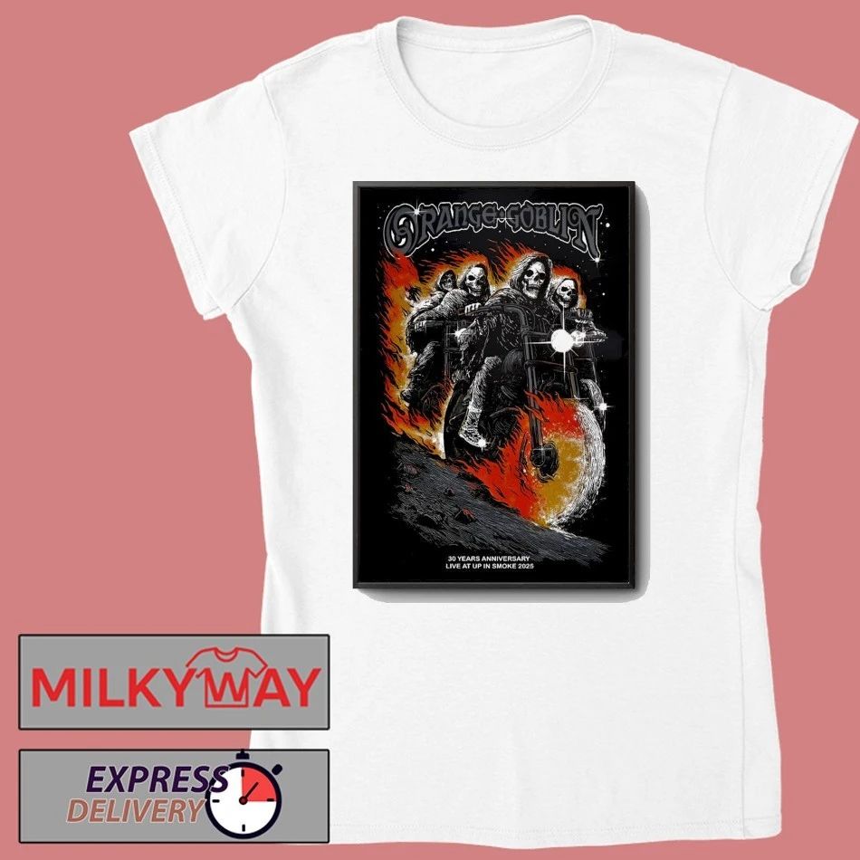Orange Goblin 2025 Live At Up In Smoke Show Poster shirt