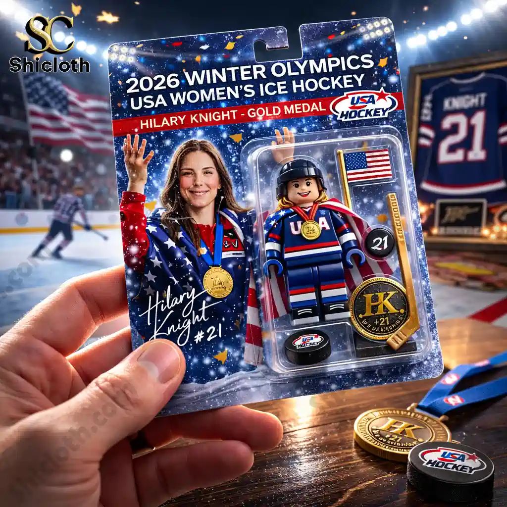 Hilary Knight 2026 Gold Medal Edition USA Ice Hockey Champions Figure Doll