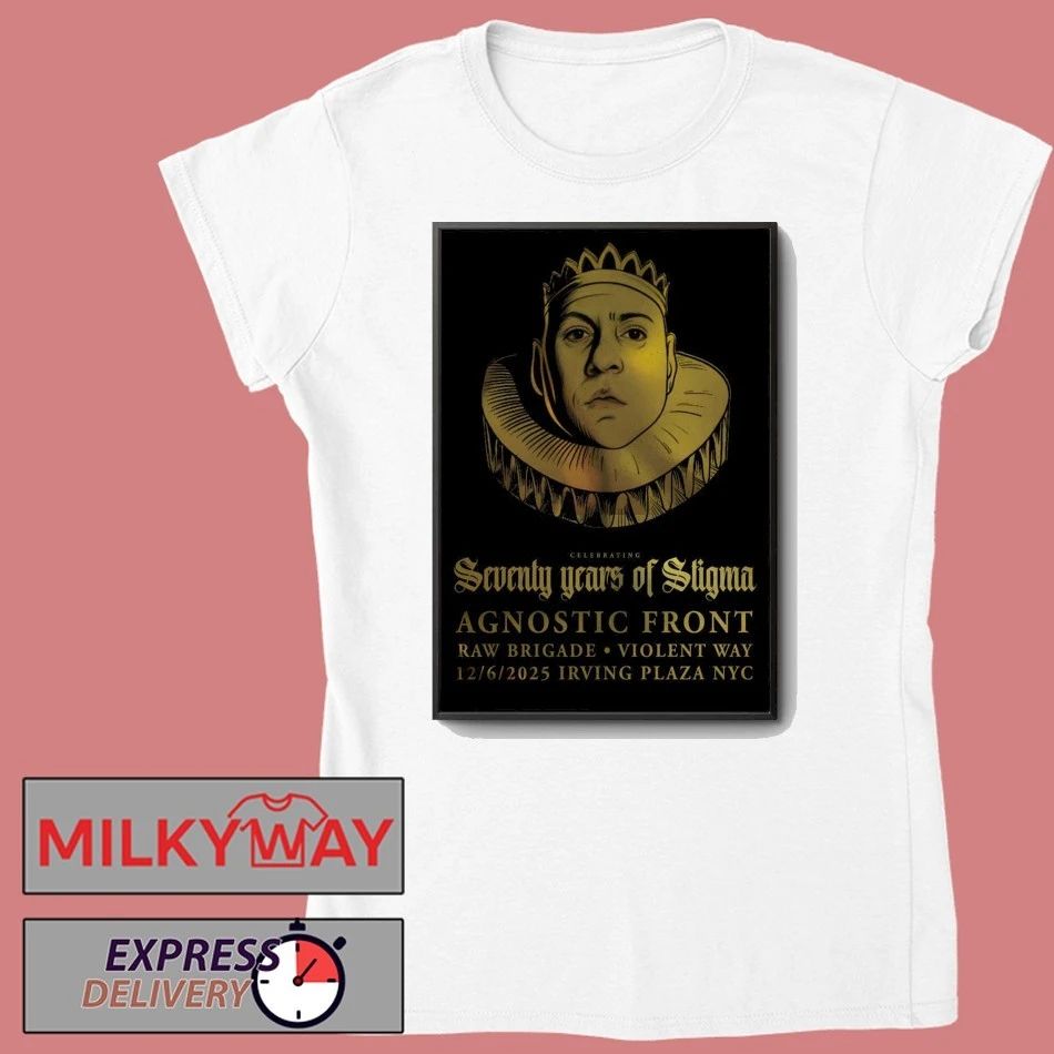 Agnostic Front At Irving Plaza On Dec 6 2025 Poster shirt