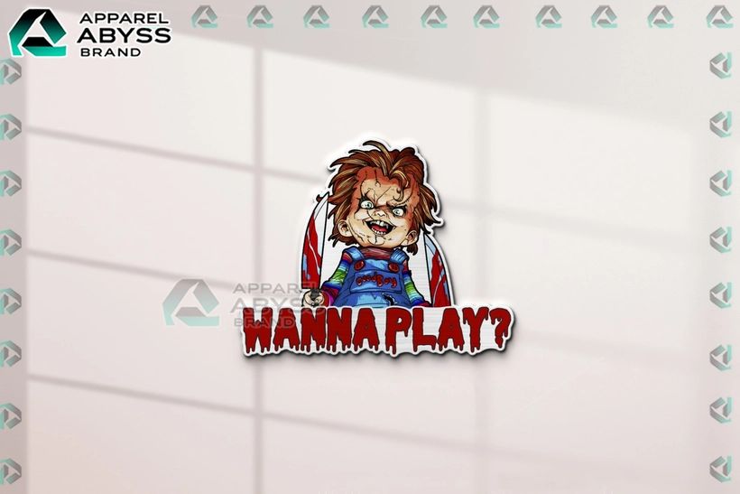 Chucky Doll Edition 3D Car Name Emblem Sticker