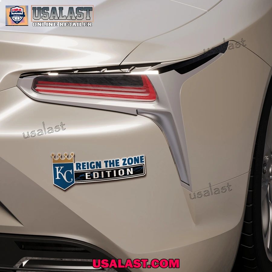 Kansas City Royals Edition Engraved Car Name Badge