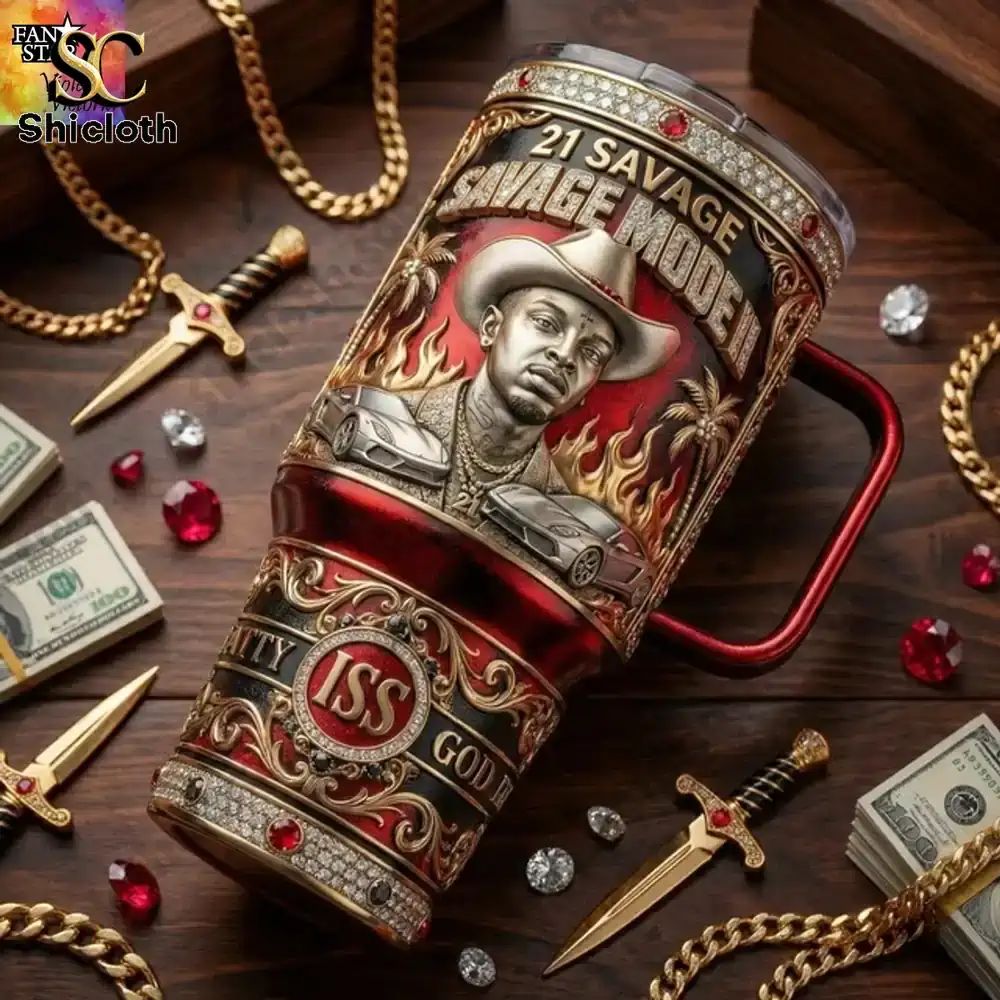 21 Savage Savage Mode Slatty On God Tumbler