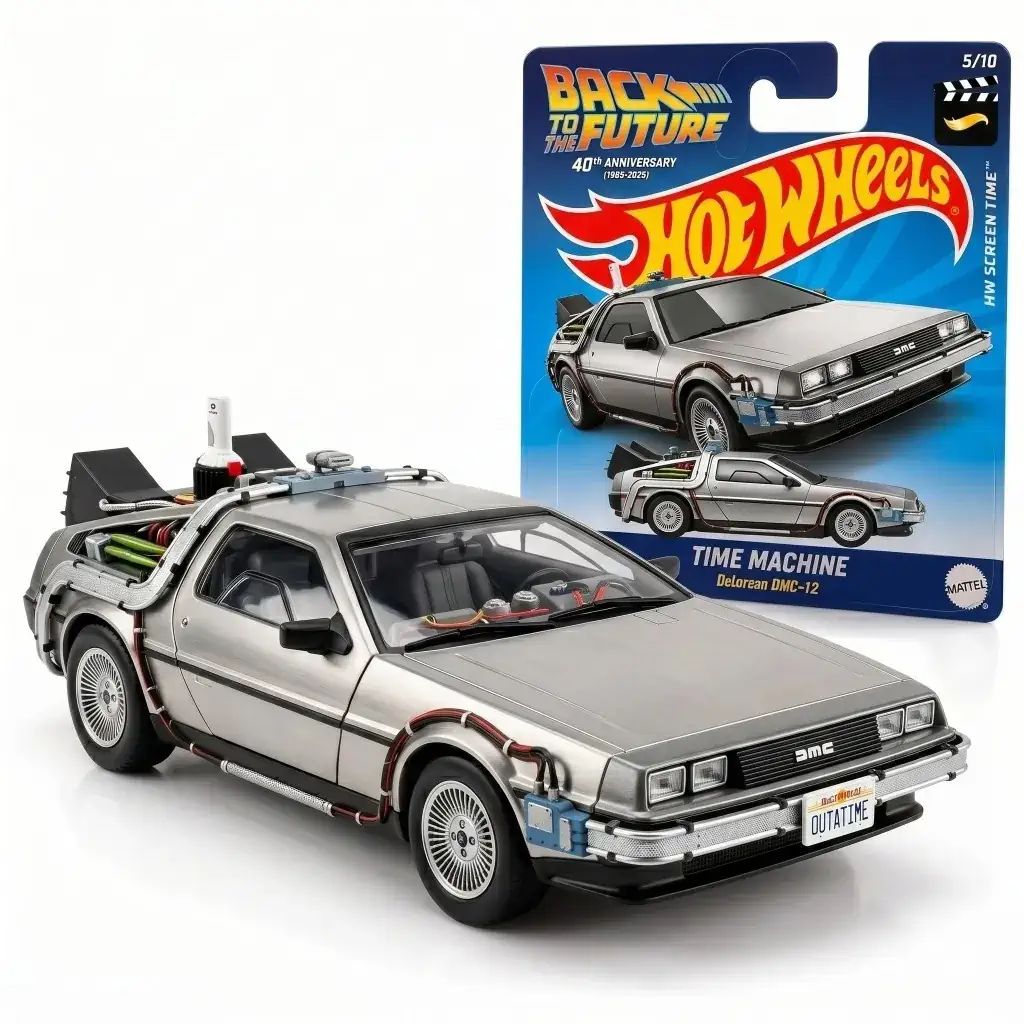 Wheels Back to the Future DeLorean Limited Toy