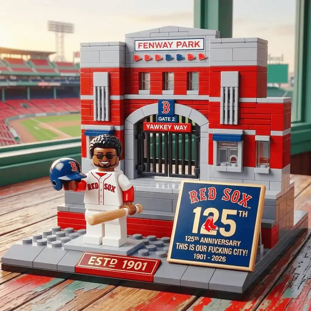 Boston Red Sox 125th Anniversary Commemorative Building Block Set