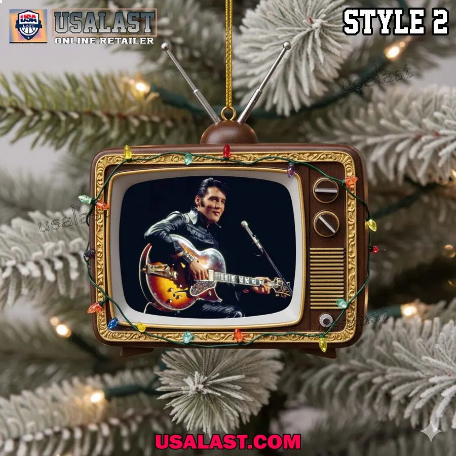 Elvis Presley Radio Christmas Ornament