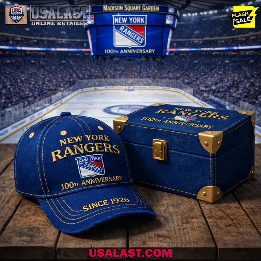 New York Rangers 100th Anniversary 1926-2026 Classic Cap