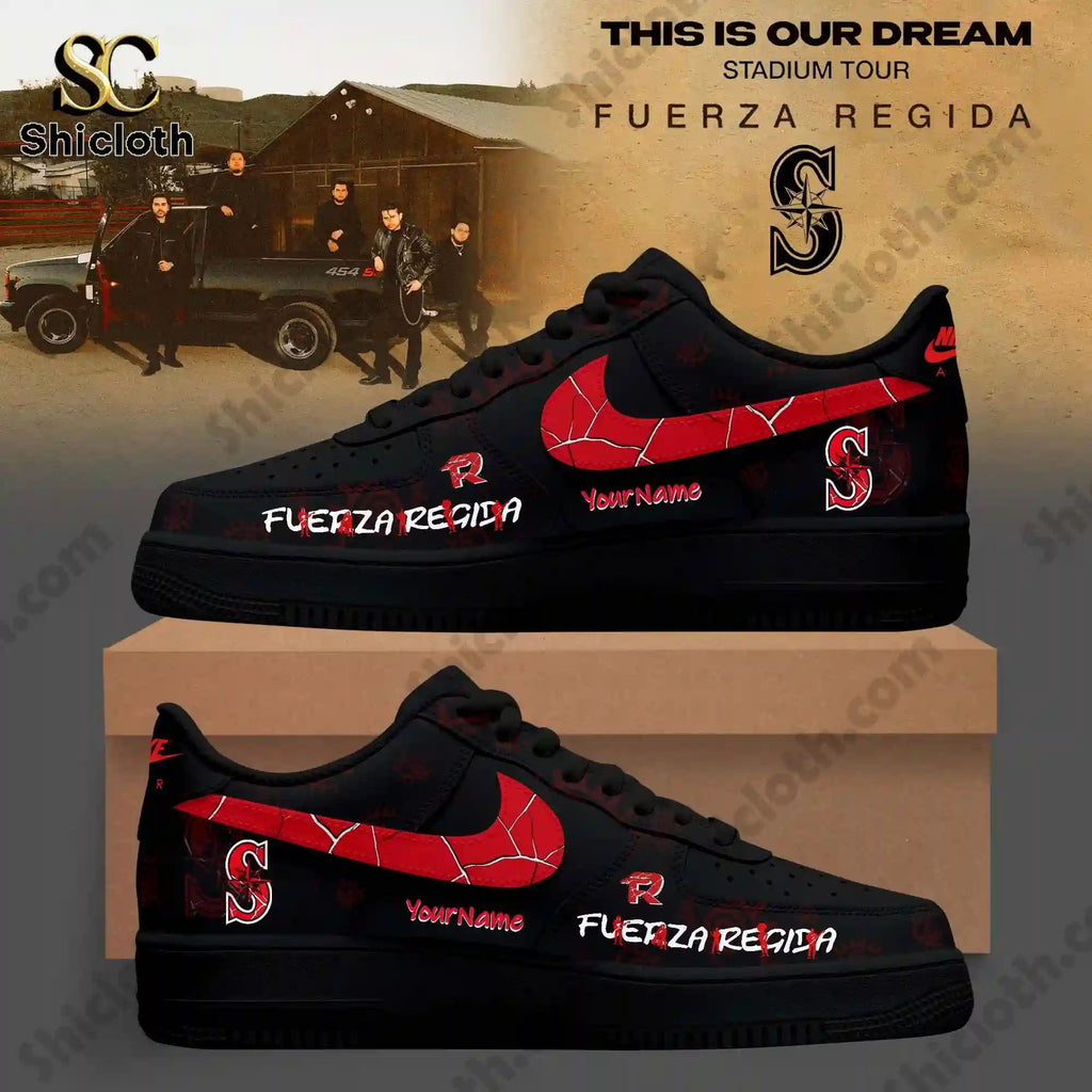 Seattle Mariners x Fuerza Regida This Is Our Dream Stadium Tour 2026 Air Force Shoes