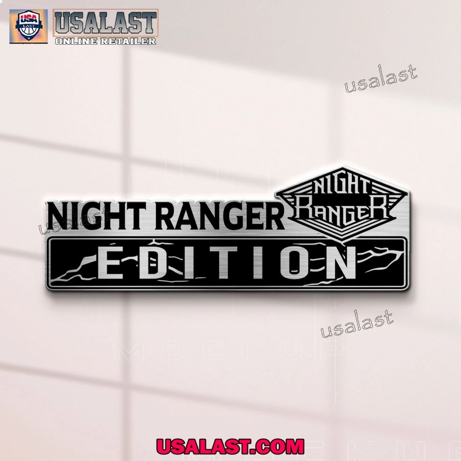 Night Ranger Rock Edition 3D Engraved Car Emblem Badge