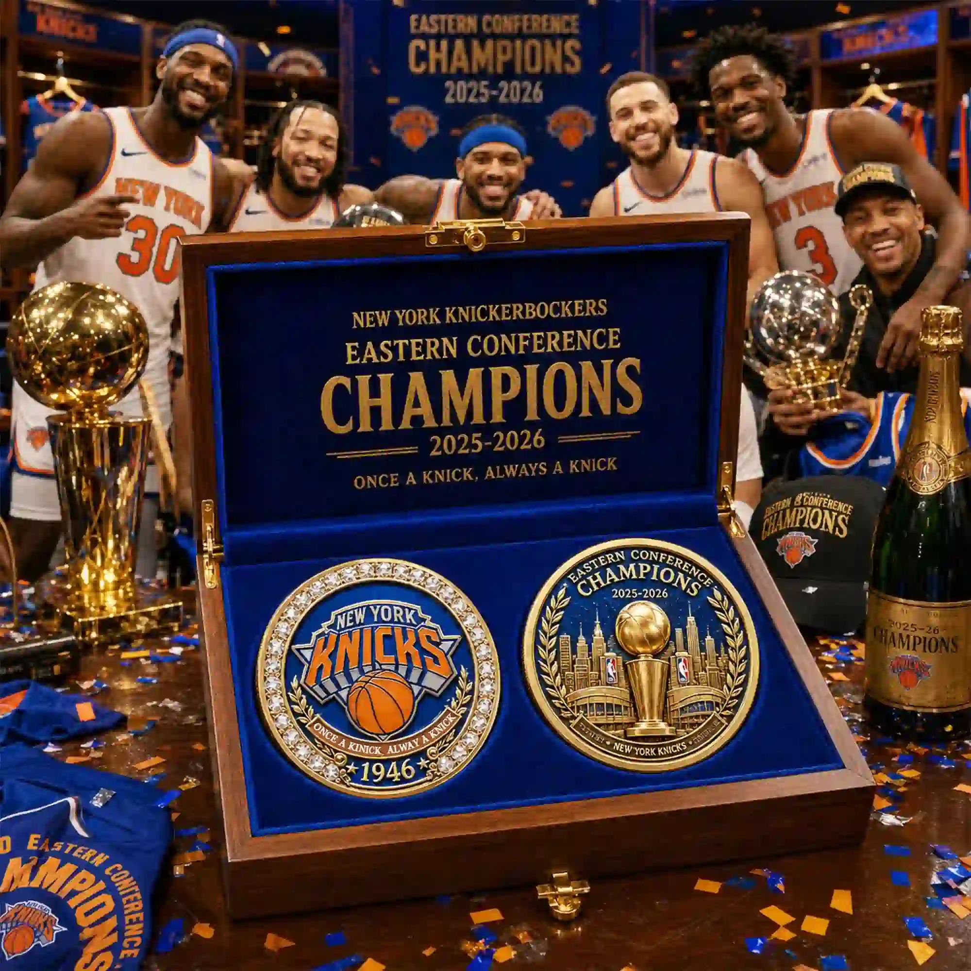 New York Knickerbockers Eastern Conference Champions 2025-2026 Coin