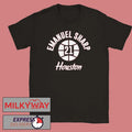 Houston Basketball Emanuel Sharp Name Number Ball T-shirt