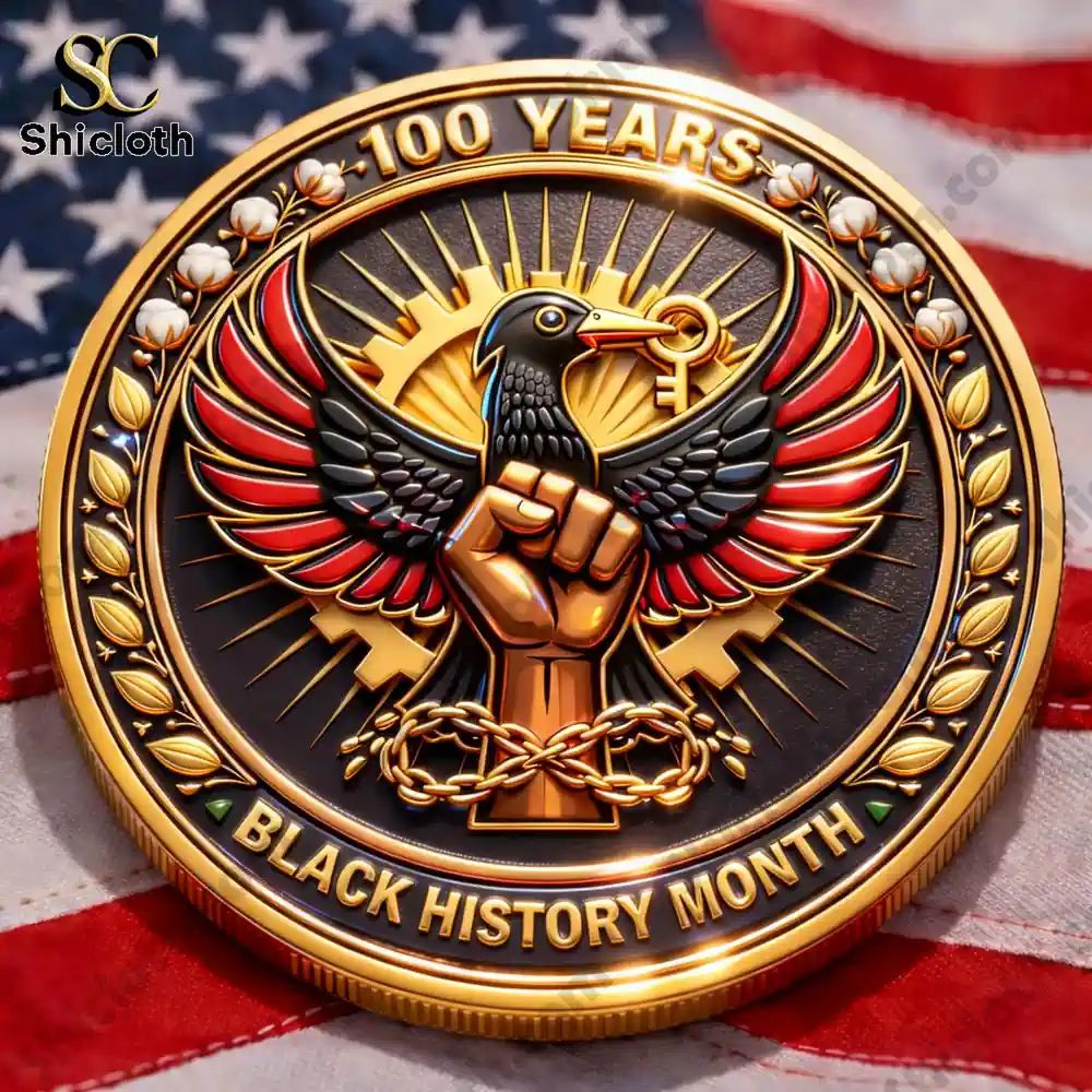 Black History Month 100 Years Commemorative Coin (1926-2026)