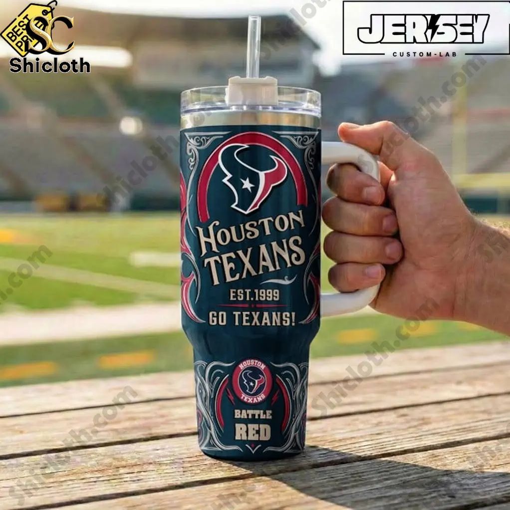 Houston Texans Battle Red Special YETI Tumbler