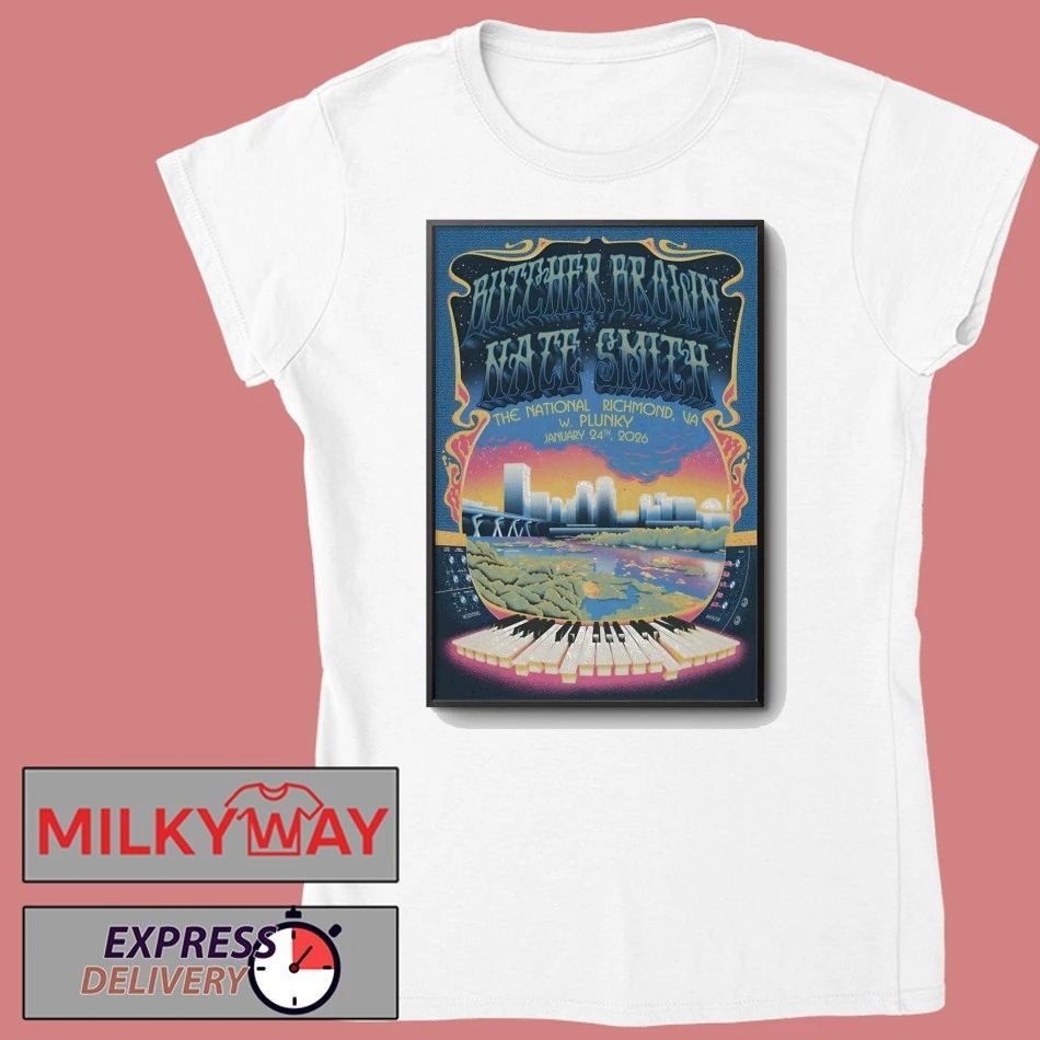 Butlher Brown And Nate Smith Jan 24 2026 The National In Richmond VA Poster shirt