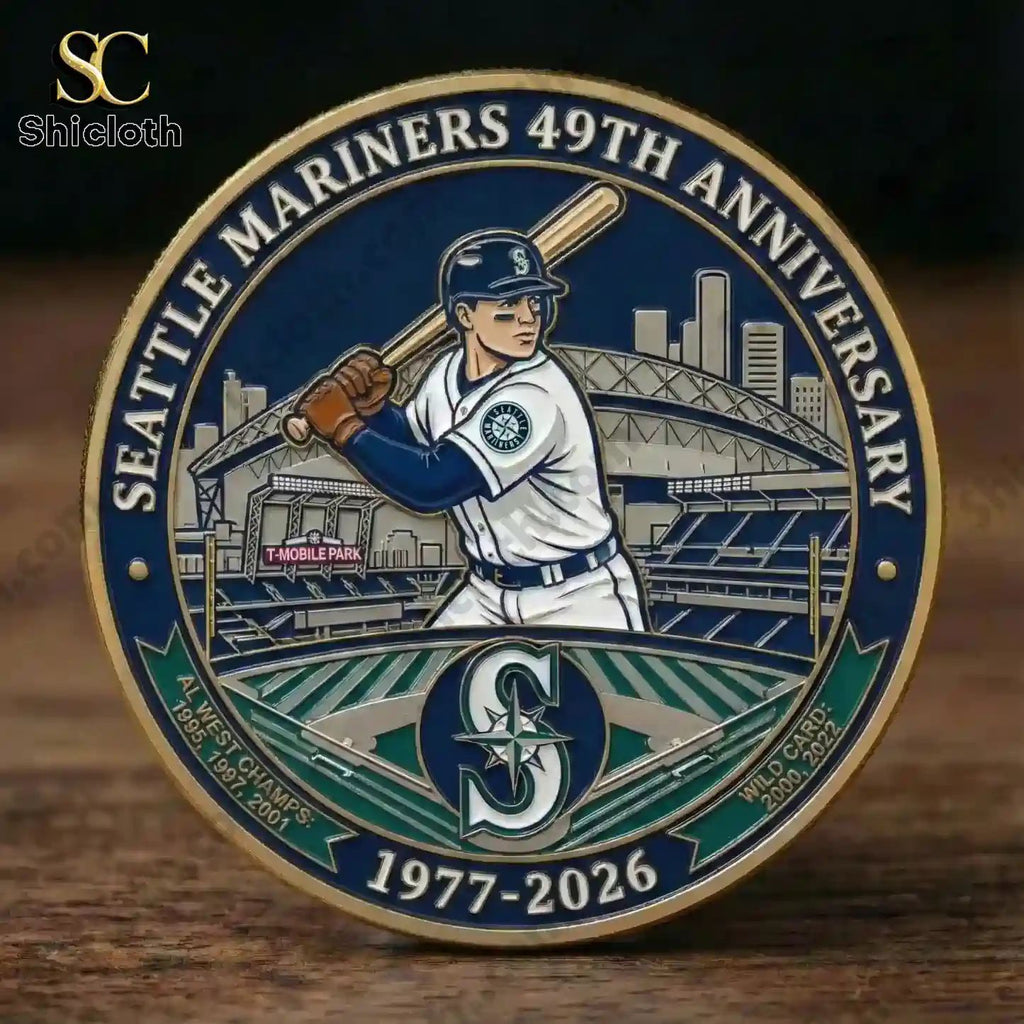 Seattle Mariners 49th Anniversary Commemorative Coin (1977-2026)