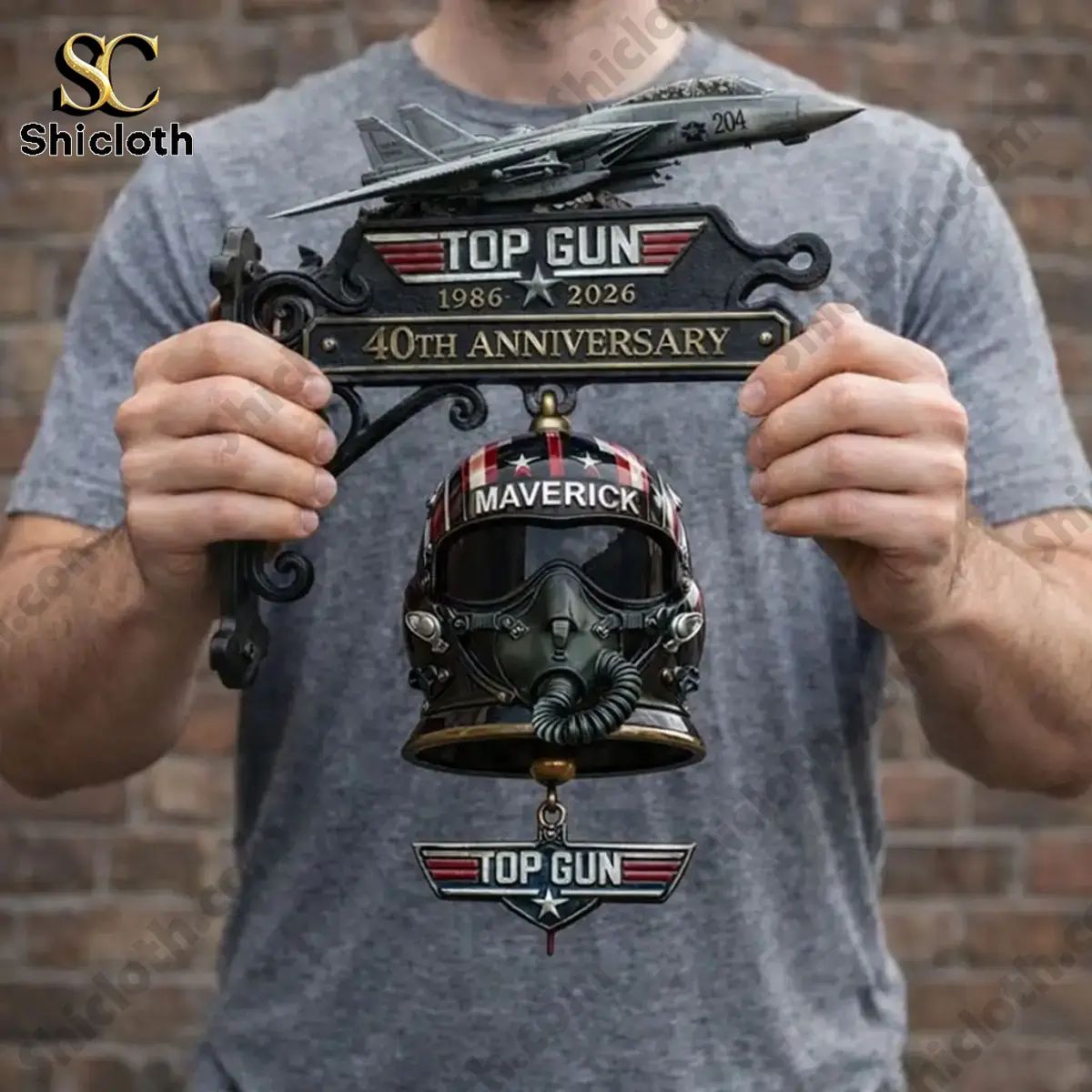 Gun 40th Anniversary Wall Bell