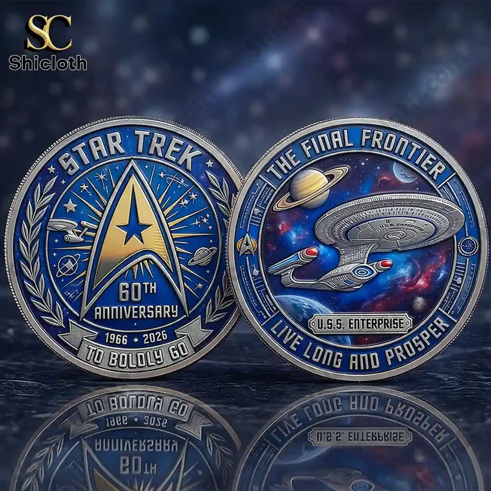 StarTrek 60th Anniversary Live Long And Prosper Coin