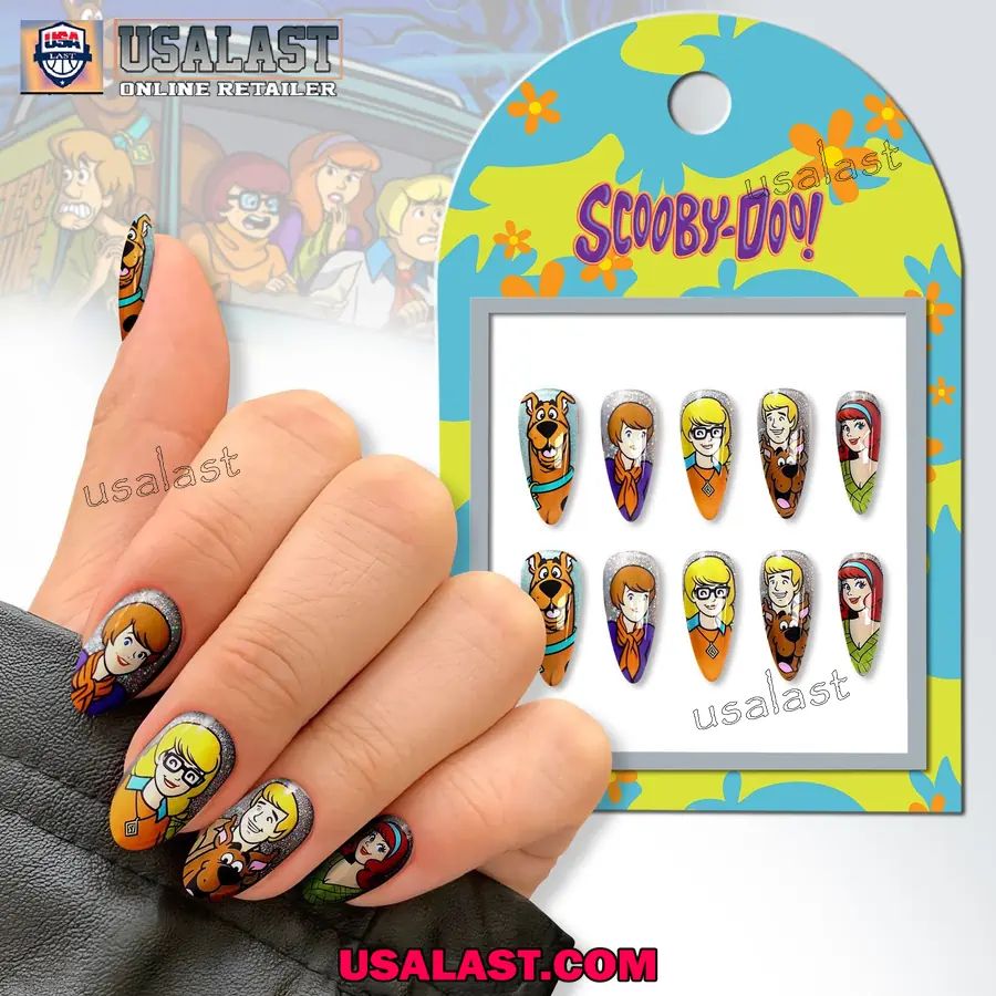 Scooby Doo Custom Acrylic Nails Box Set