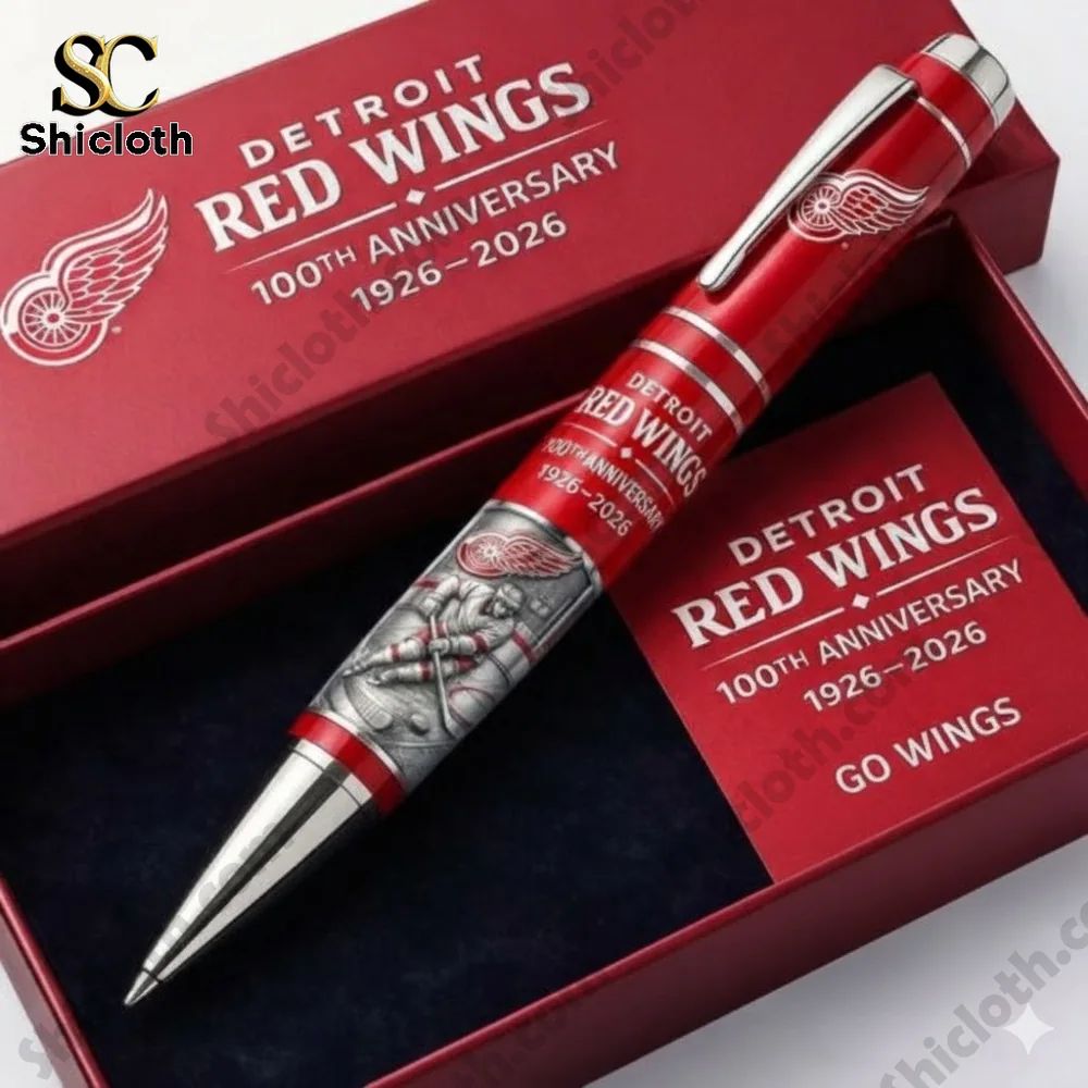 Hockey Team Detroit Red Wings 100Th Anniversary Pen