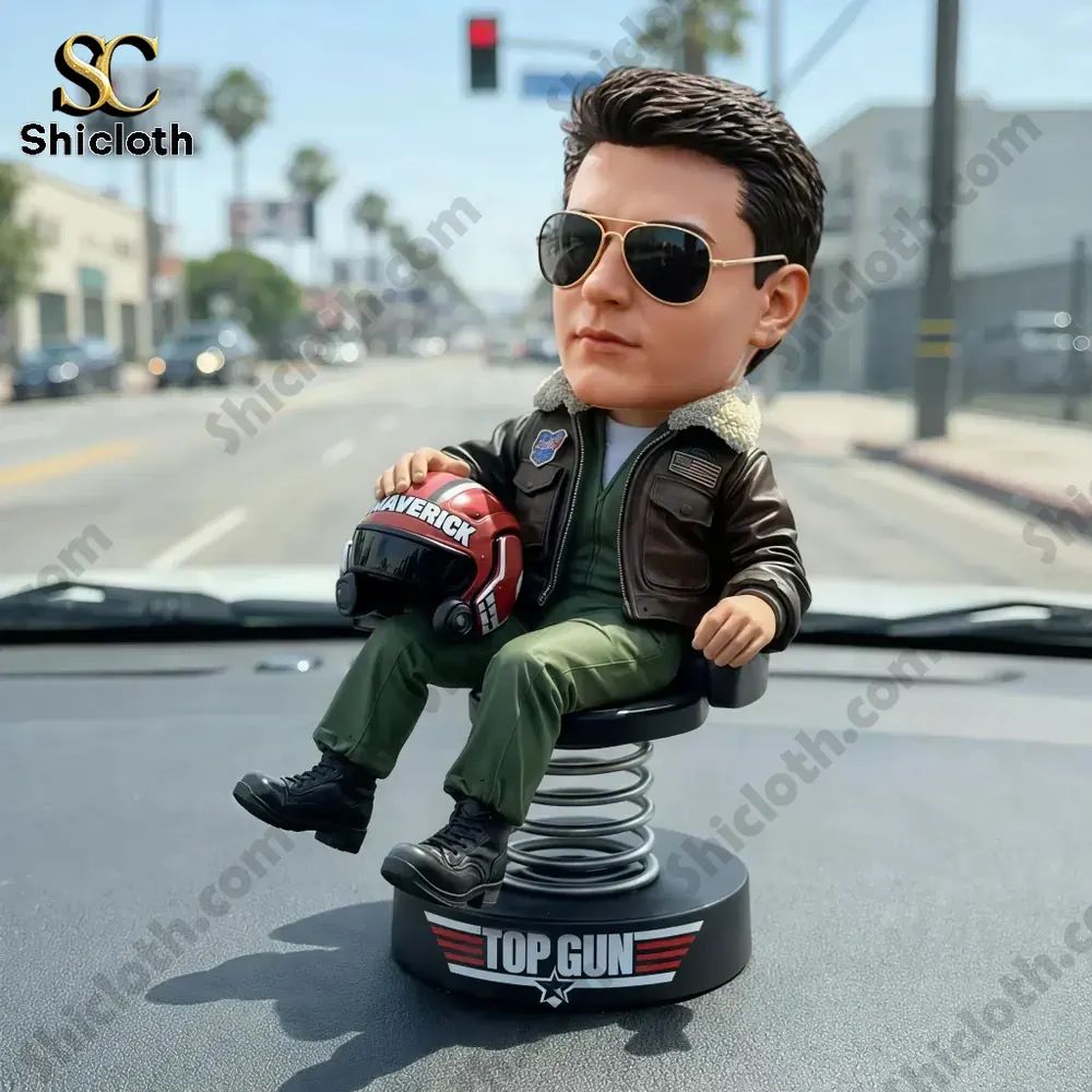 Gun Maverick Dashboard Bobblehead