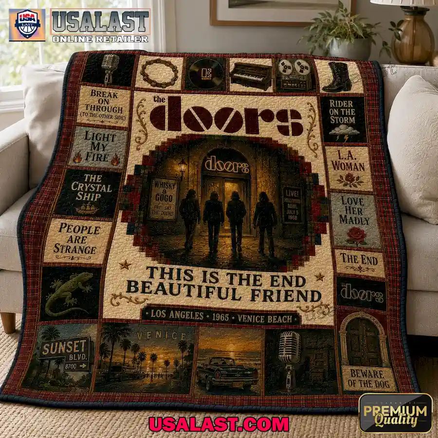 The Doors This Is The End Beautiful Friend Quilt Blanket