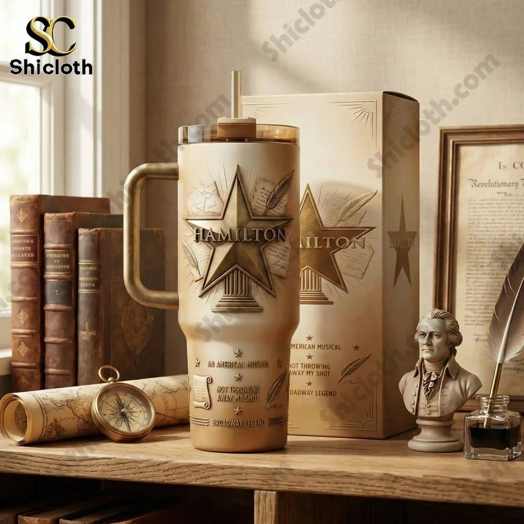 Hamilton An American Musical 40oz Tumbler With Handle