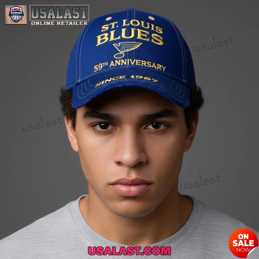 St. Louis Blues 59th Anniversary 1967-2026 Classic Cap