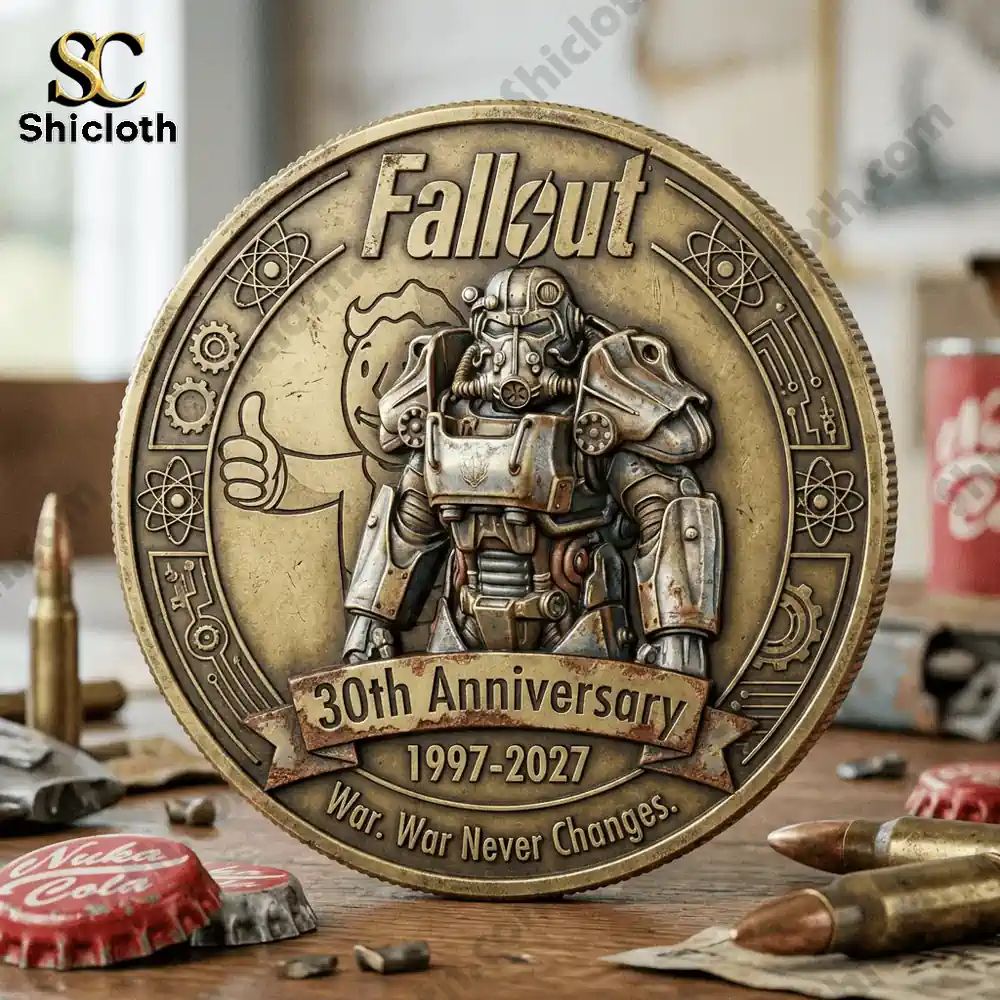 Fallout 30th Anniversary Vault Dweller Edition Challenge Coin