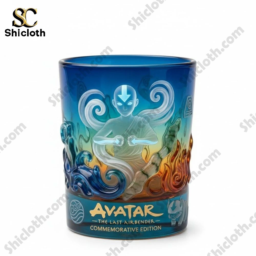 Avatar The Last Airbender Commemorative Edition Whiskey Glass
