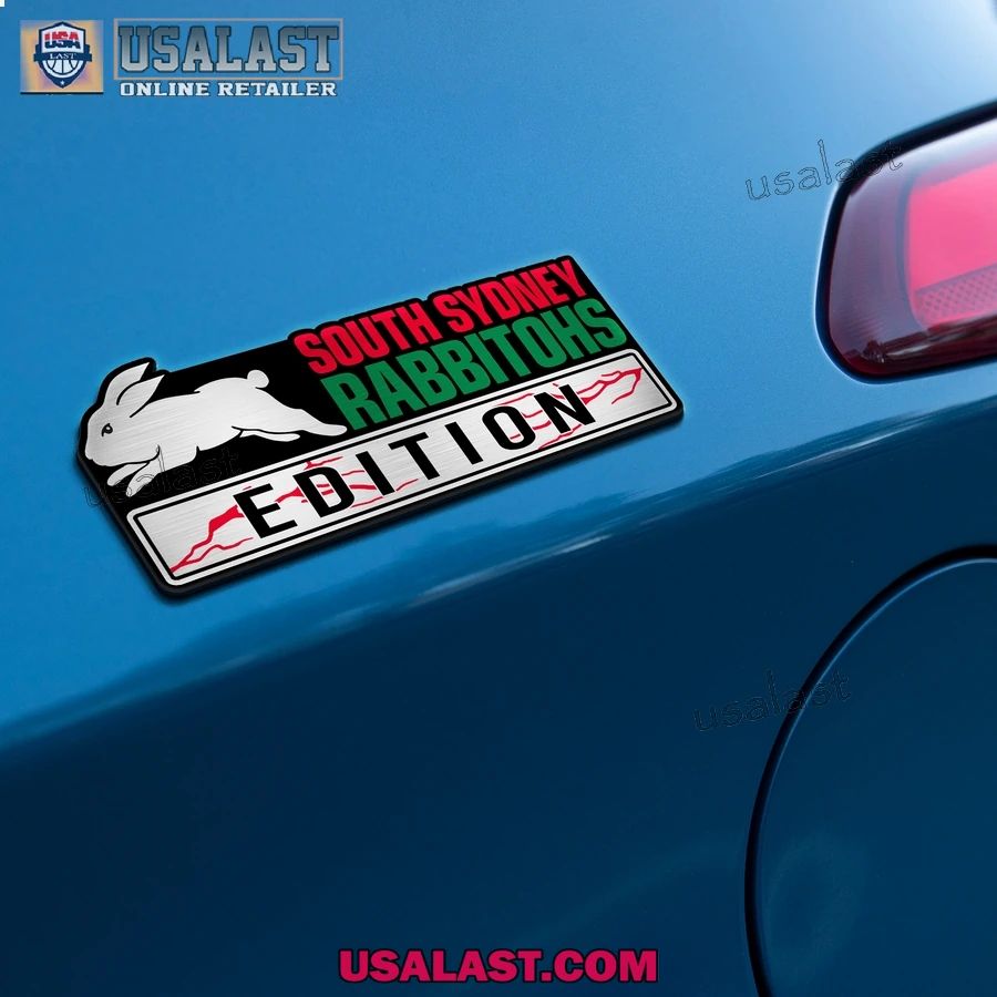South Sydney Rabbitohs Edition Custom 3D Car Badge Sticker